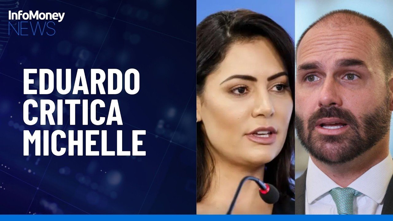 Eduardo Bolsonaro posta críticas a Michelle e elogios a Flávio após crise familiar | InfoMoney News