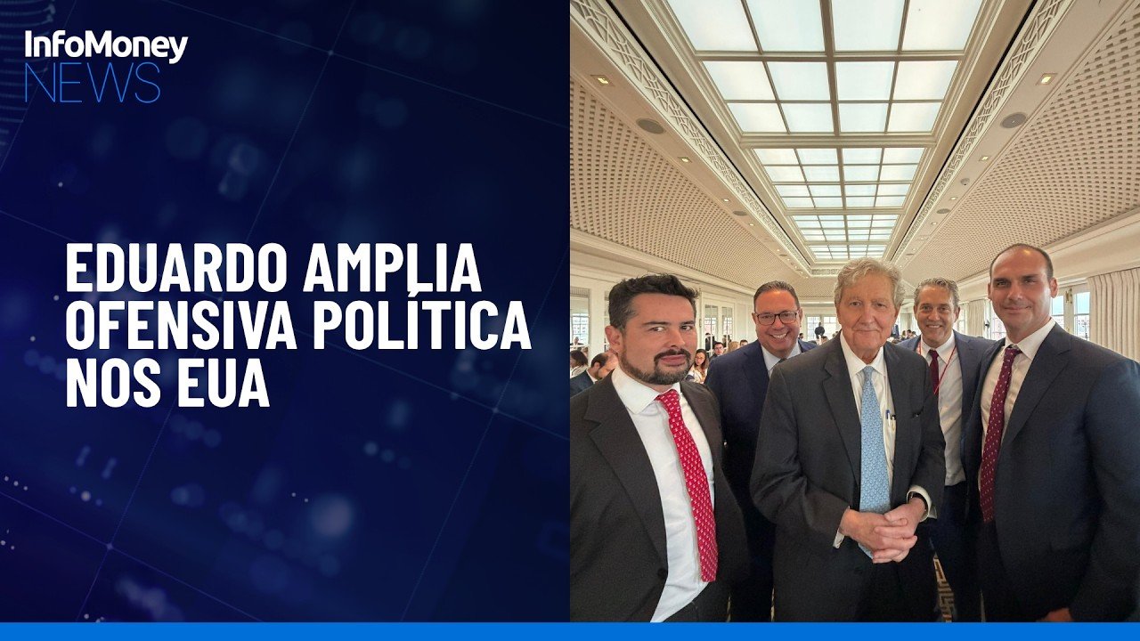 Eduardo intensifica articulação nos EUA durante impasse sobre tarifas | InfoMoney News