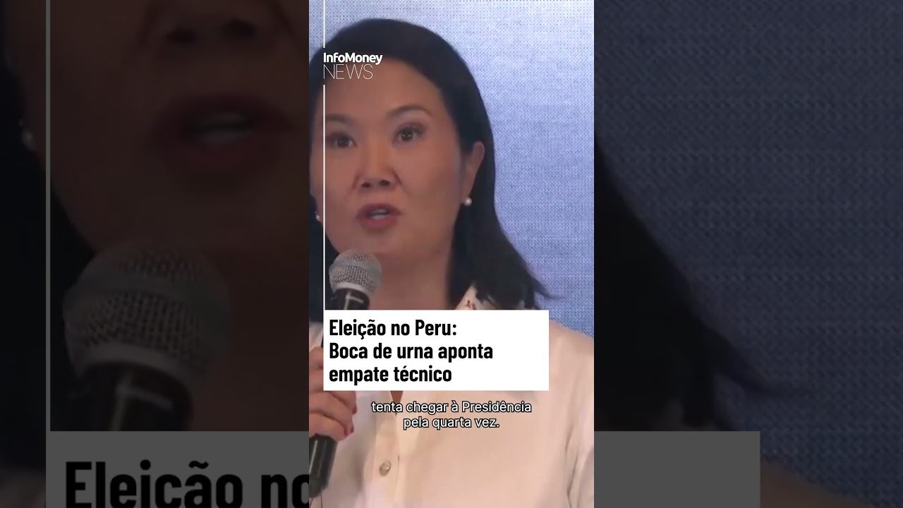 Eleição no Peru: Boca de urna aponta empate técnico | InfoMoney News