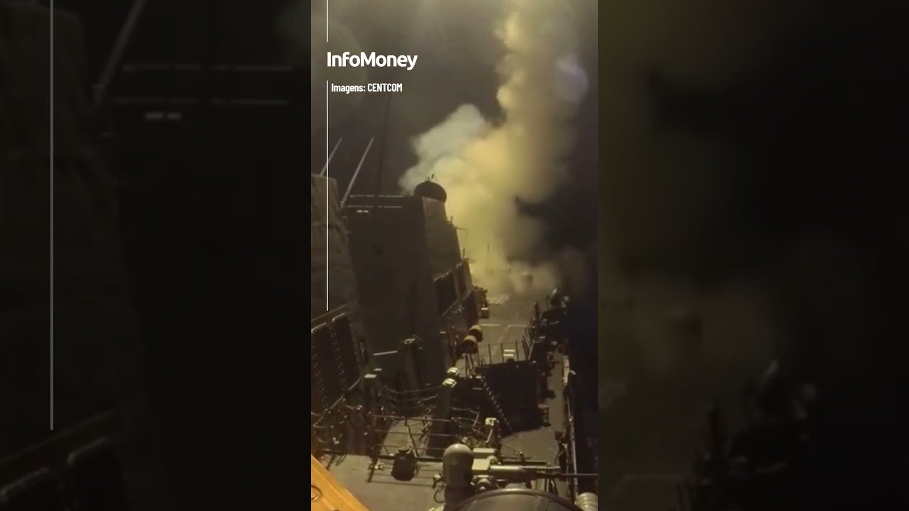 EUA disparam mísseis de navio de guerra contra alvos do Irã