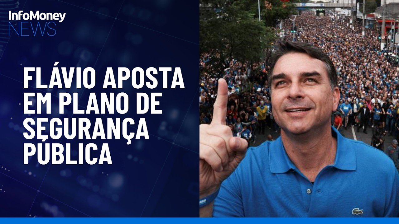 Flávio aposta no combate ao crime e busca eleitorado moderado | InfoMoney News