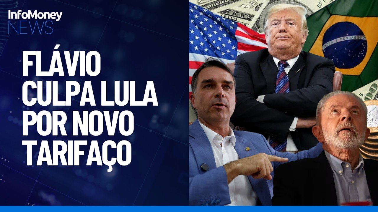 Flávio diz ter pedido a Trump que poupasse empresas brasileiras de nova tarifa | InfoMoney News