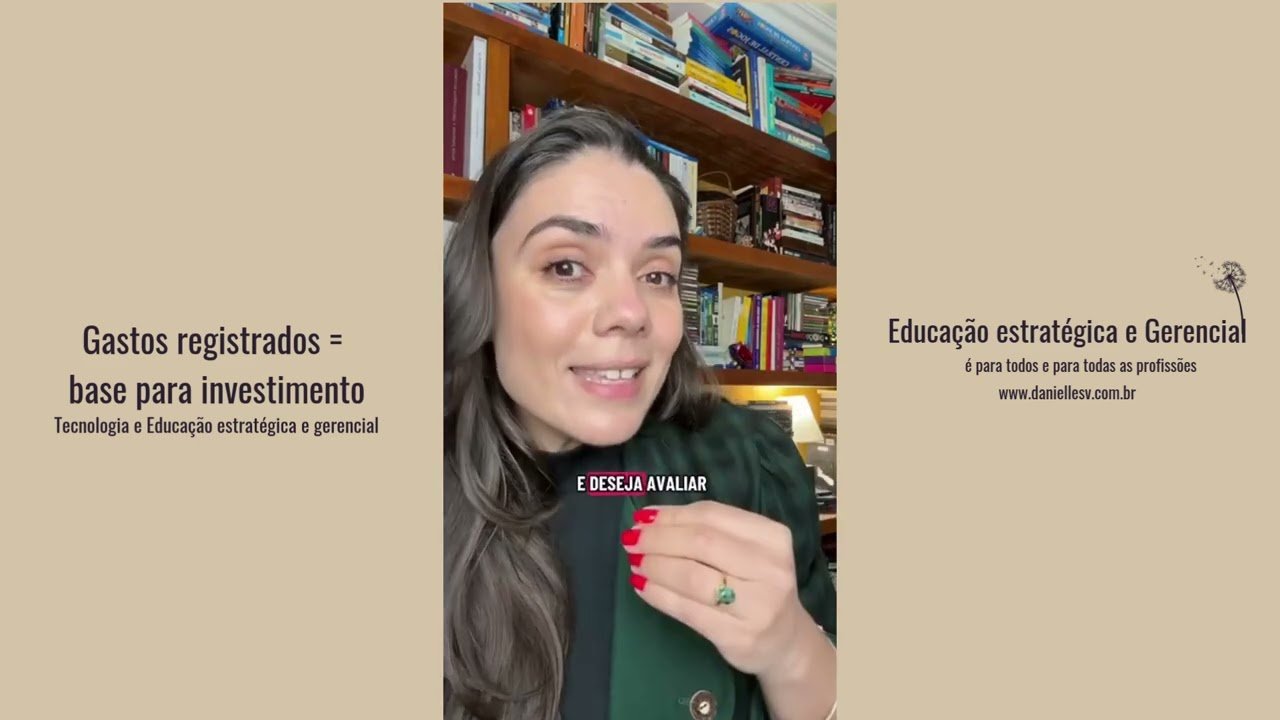 Gastos registrados = base para investimento