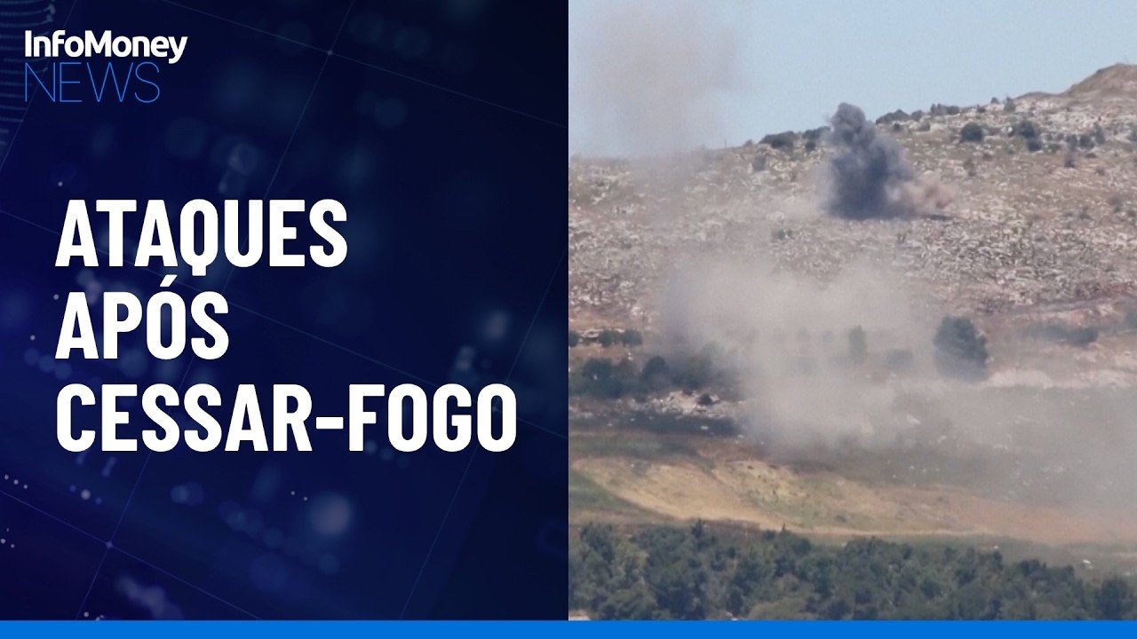 Israel ataca o Líbano nesta quinta-feira (04) após acordo de cessar-fogo | InfoMoney News