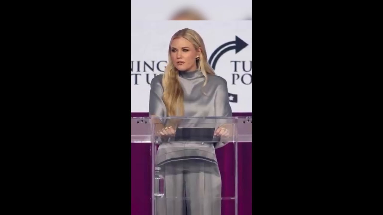Manifestante interrompe discurso de Erika Kirk e a acusa de proteger pedófilos | InfoMoney News