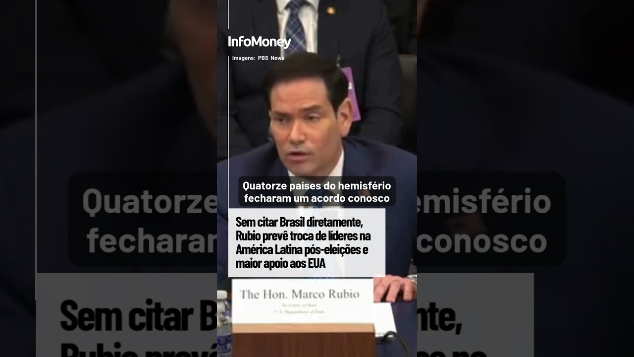 Marco Rubio afirma que mudança de líderes na América Latina favorecerá apoio aos EUA