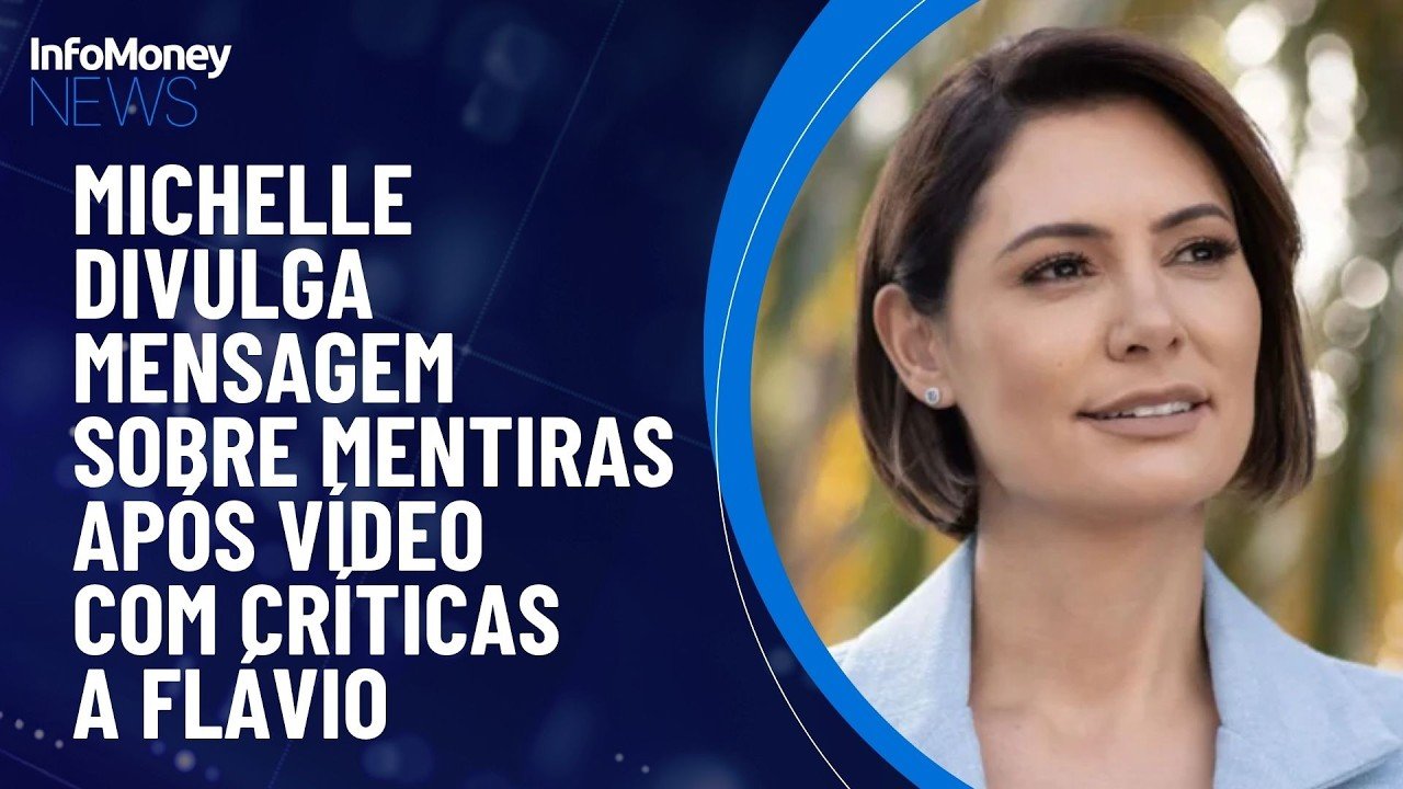 Michelle publica versículo sobre mentiras após crise com Flávio | InfoMoney News