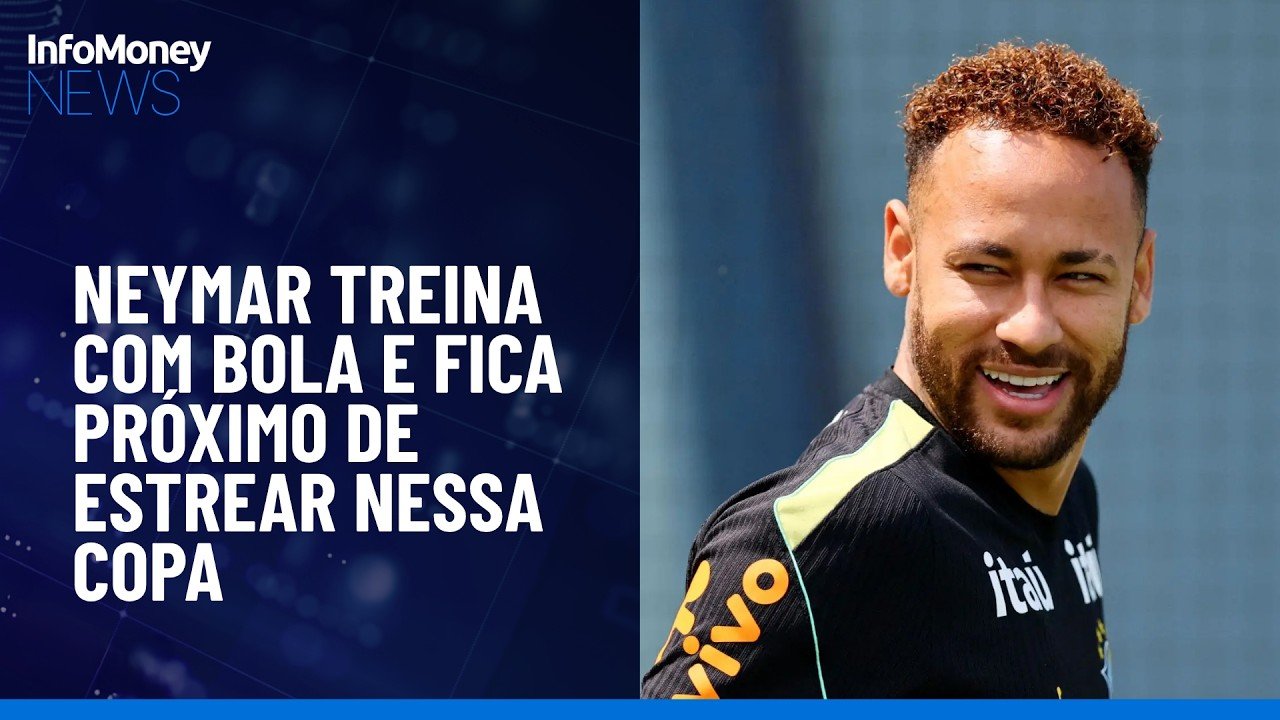 Neymar treina com bola e fica próximo de retornar aos gramados | InfoMoney News