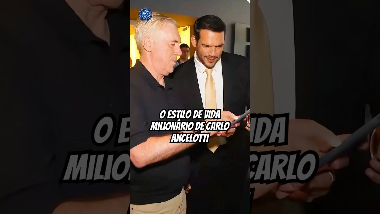 O estilo de vida milionário de Carlo Ancelotti #futebol #brasil #famosos #dinheiro #realmadrid