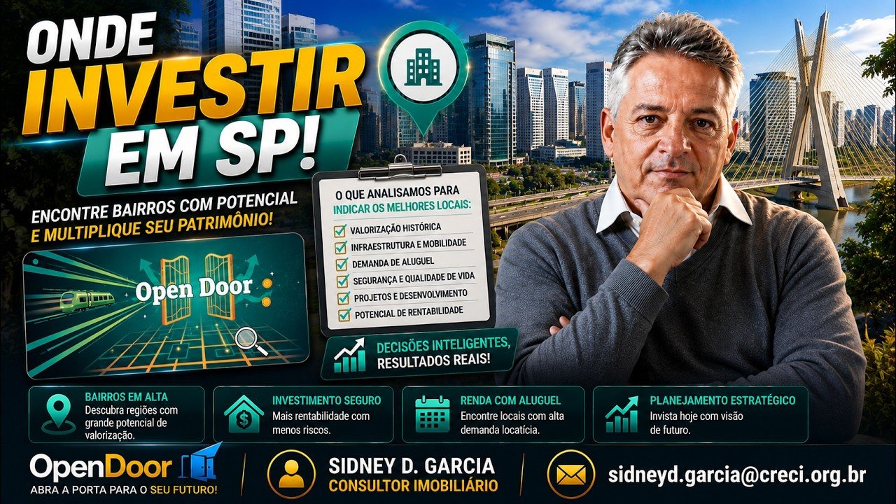 Onde Investir em SP