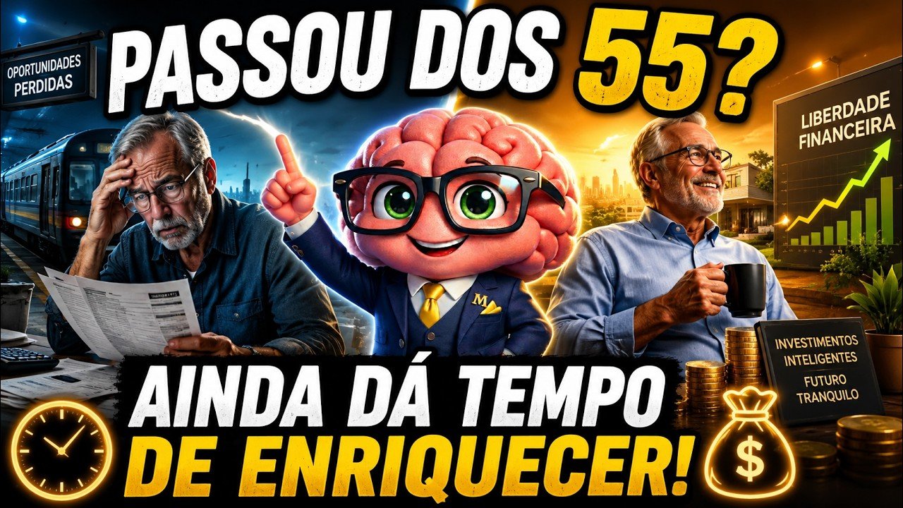 PASSOU DOS 55 ANOS? Descubra Como Investir com Segurança e Construir Riqueza Mesmo Começando Agora!