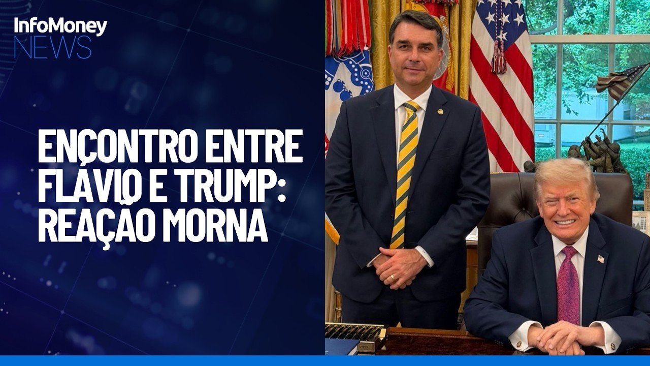 Real Time: Encontro entre Flávio e Trump é visto como neutro | InfoMoney News