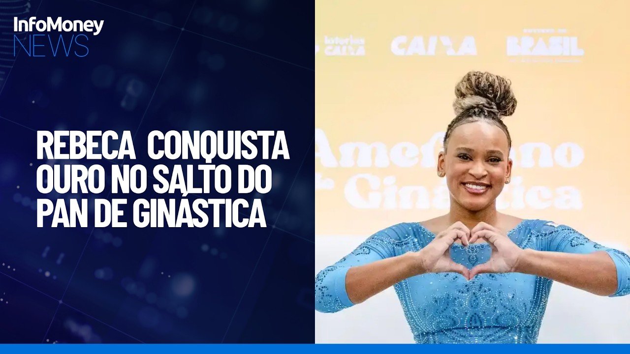 Rebeca conquista ouro no salto do Pan-Americano de Ginástica | InfoMoney News