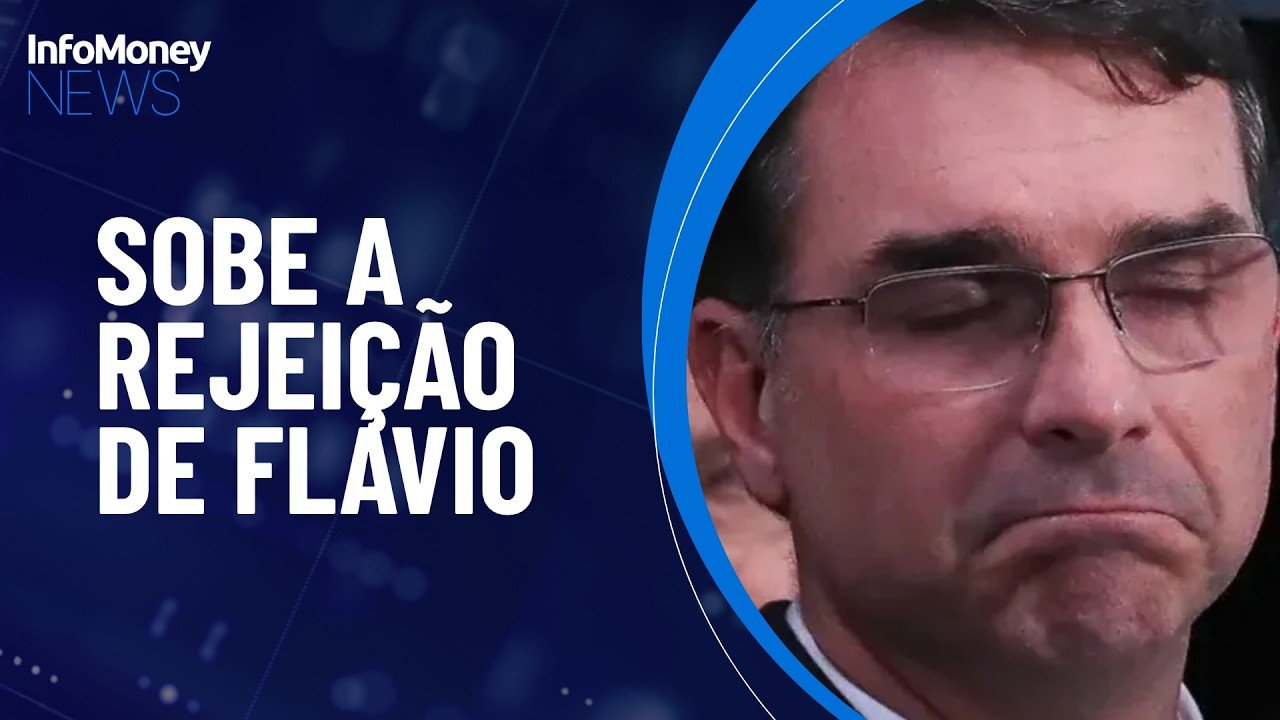 Rejeição a Flávio sobe 2 pp para 56%; rejeição a Lula em 53% | InfoMoney News
