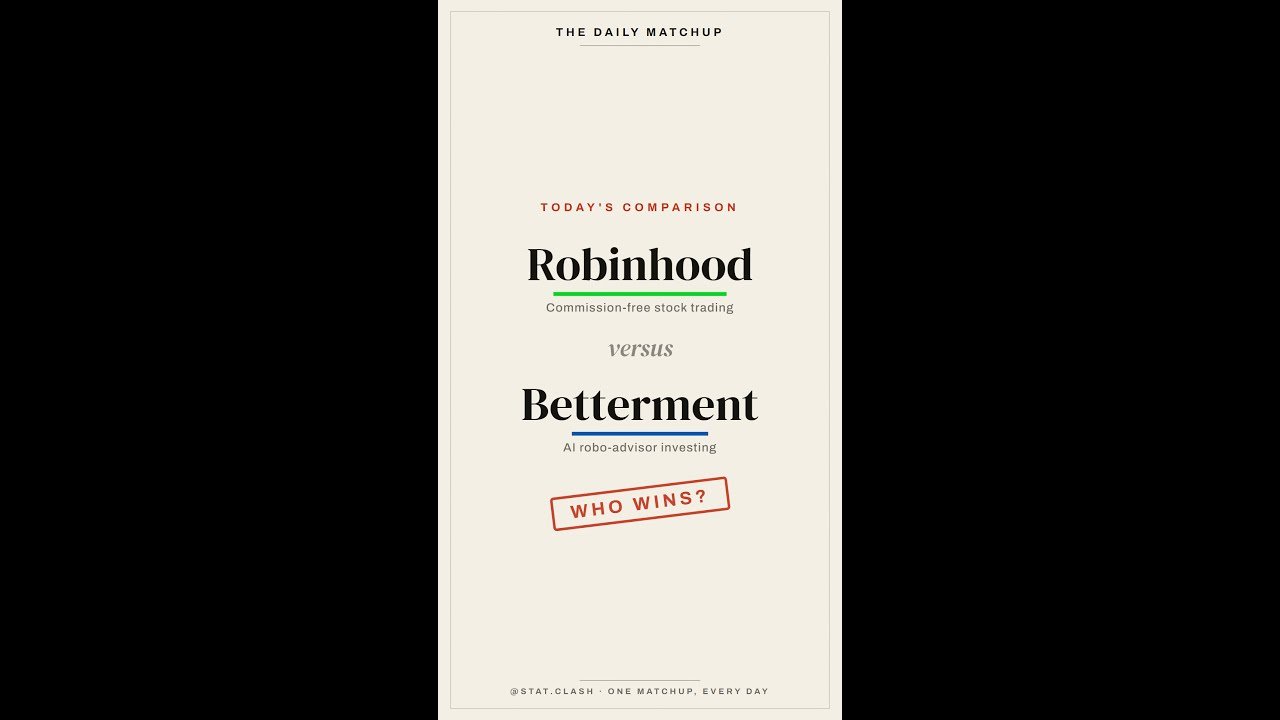 Robinhood vs Betterment: Active Trader vs Robo-Advisor