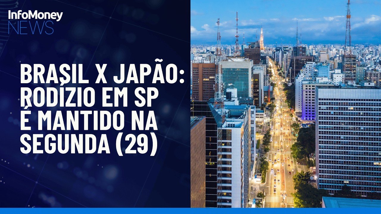 Rodízio em SP será mantido em dia de Brasil X Japão | InfoMoney News