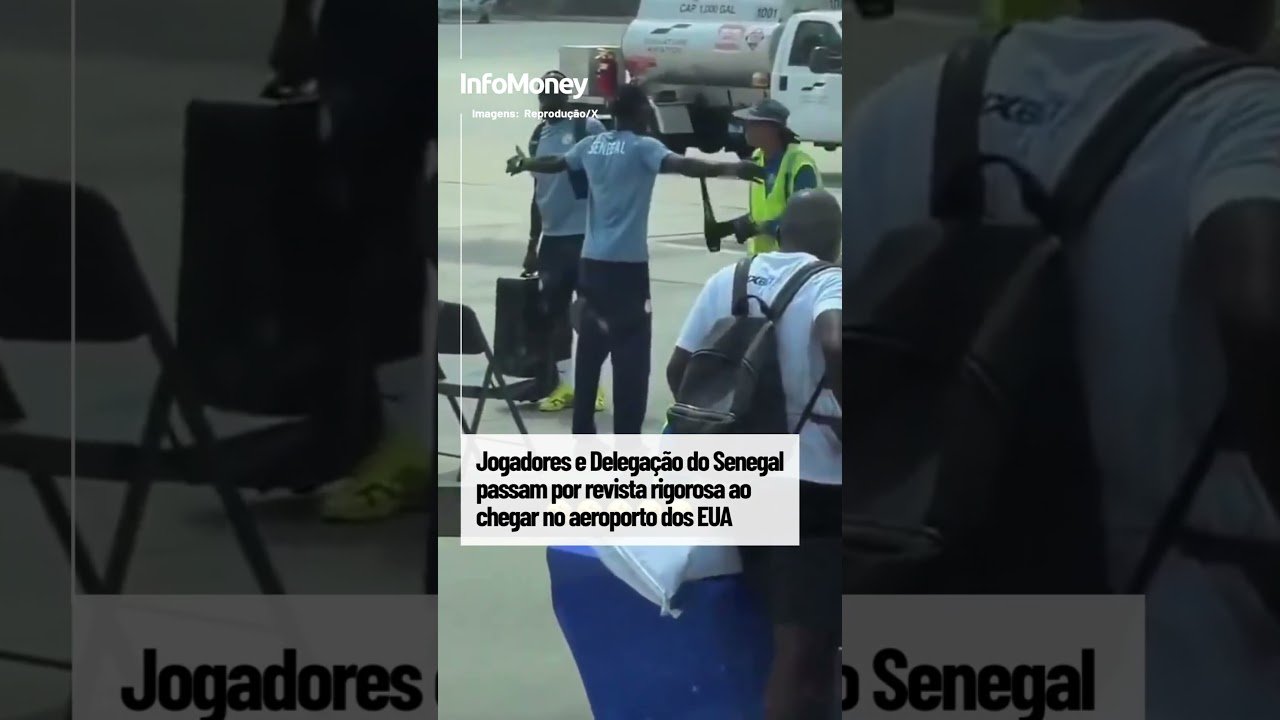 Seleção Senegal é submetida a revista rigorosa nos EUA