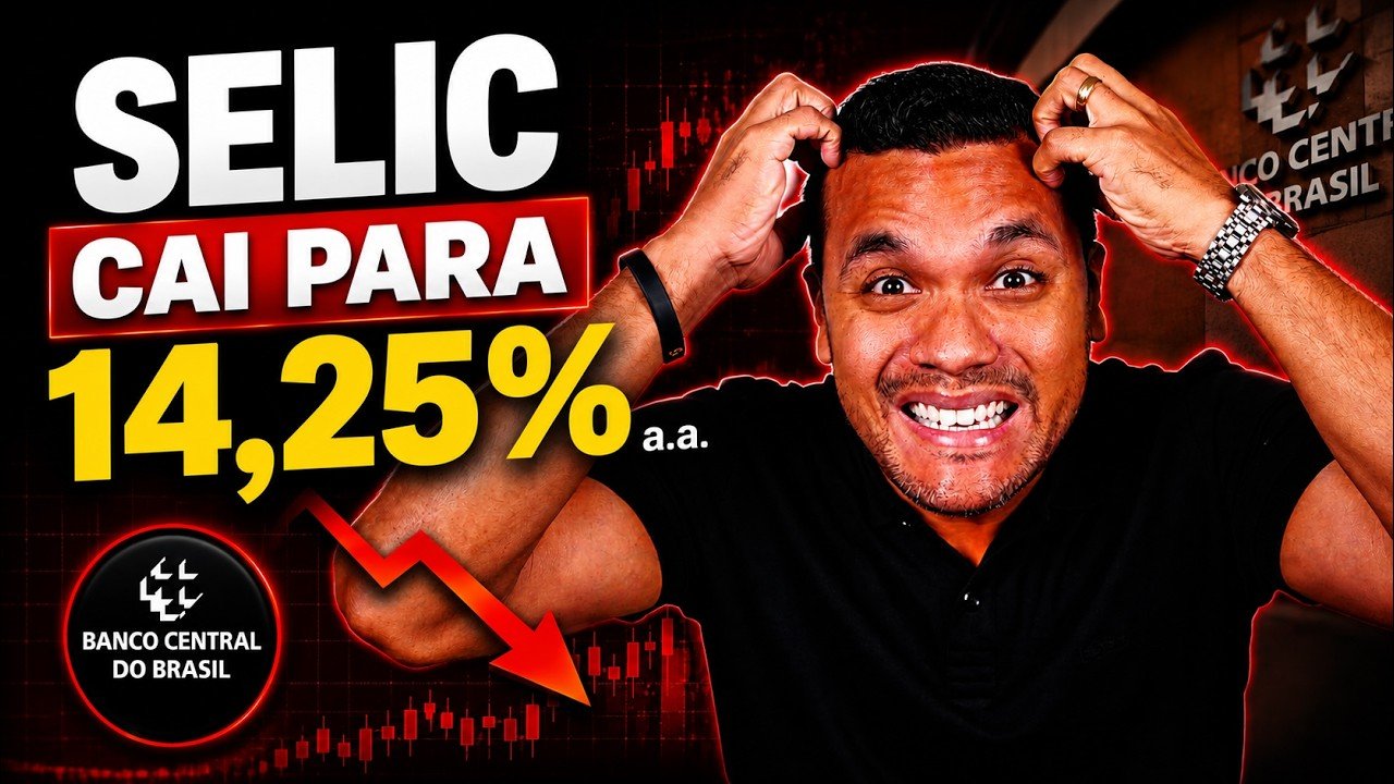TAXA SELIC caiu: 14,25% | Onde investir com a queda da taxa Selic?