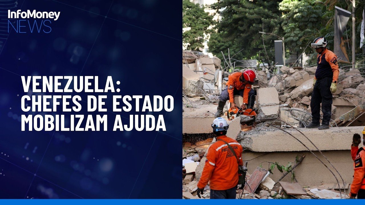Tragédia na Venezuela provoca uma onda internacional de solidariedade | InfoMoney News