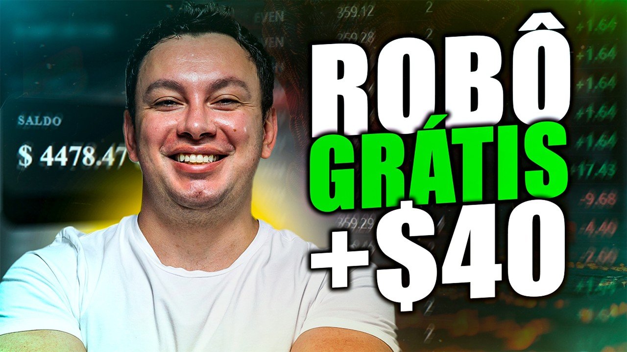 Transformei um Robô Gratuito em $40 na Deriv