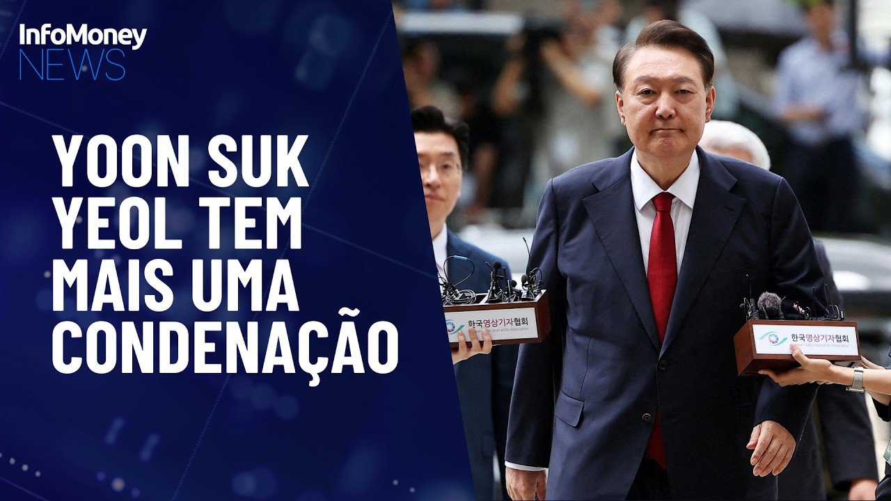 Tribunal sul-coreano condena ex-presidente Yoon ⁠Suk Yeol | InfoMoney News
