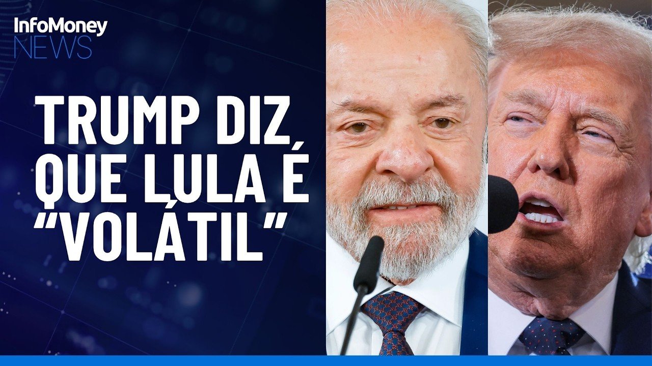 Trump diz que “não pensa” em Lula, o chama de “volátil” e diz que “tanto faz” | InfoMoney