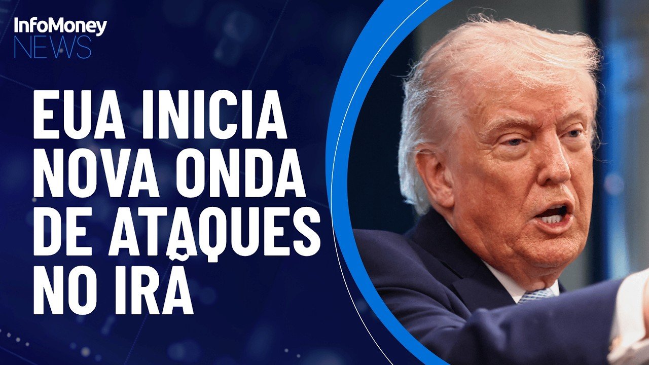 Trump ordena novos ataques no Irã: “atacar duramente” | InfoMoney News