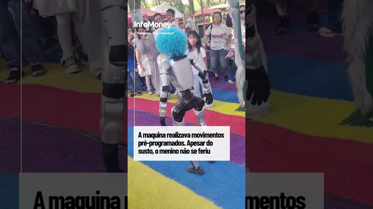 Um robô atingiu uma criança com um chute na China