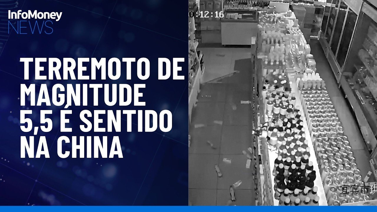 VEJA: China registra terremoto de escala 5,5 na província de Sichuan | InfoMoney News