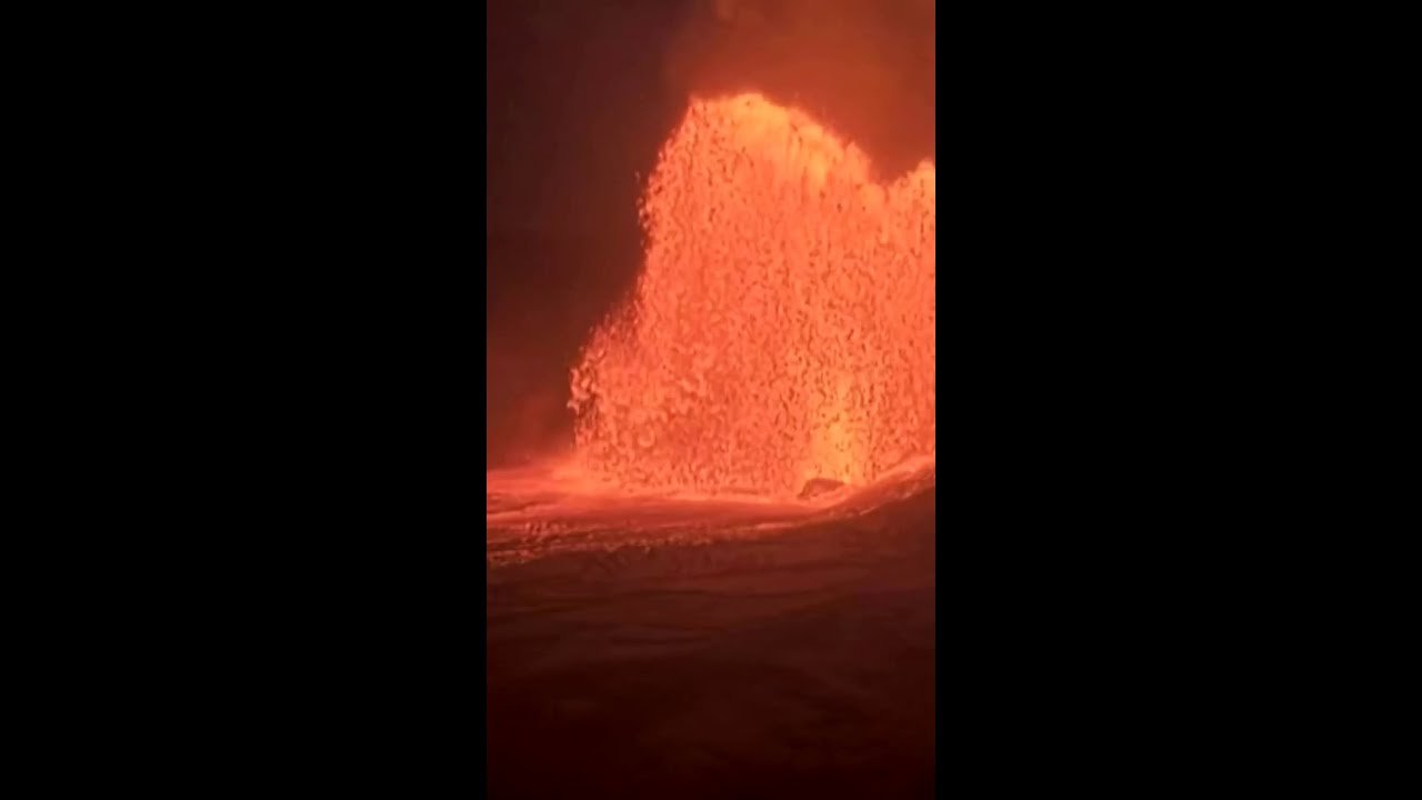Vulcão Kīlauea volta a lançar lava no Havaí e entra na 48ª fase eruptiva