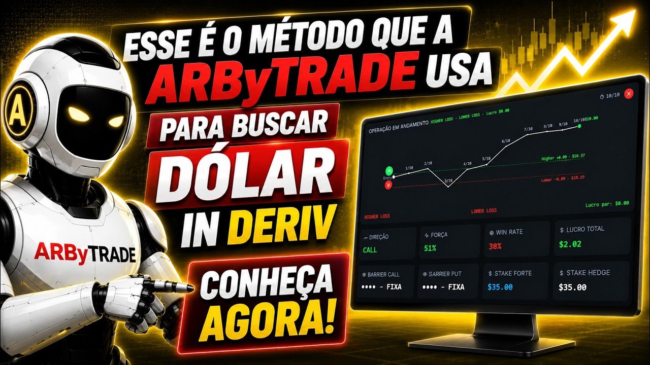 💰 ARByTRADE- O MÉTODO INTELIGENTE PARA BUSCAR DÓLAR DIÁRIO IN DERIV
