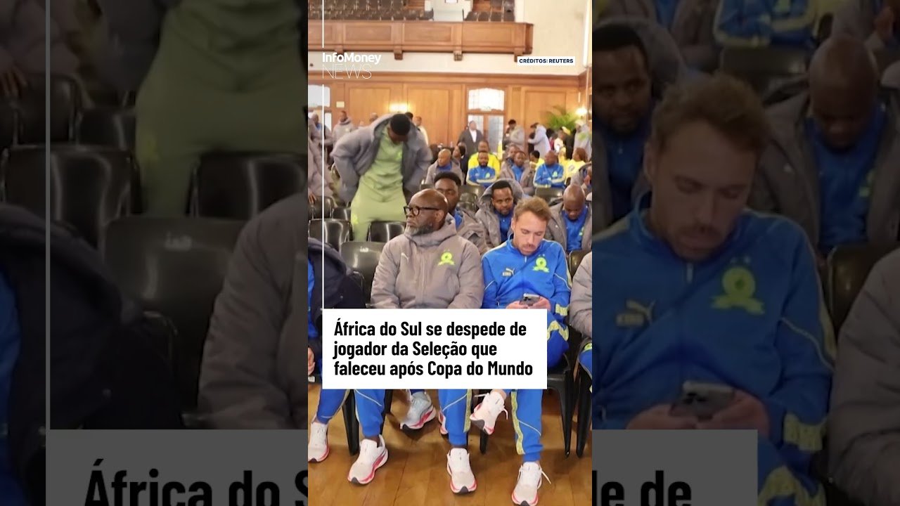 África do Sul se despede de jogador da Seleção que faleceu após Copa do Mundo | InfoMoney News
