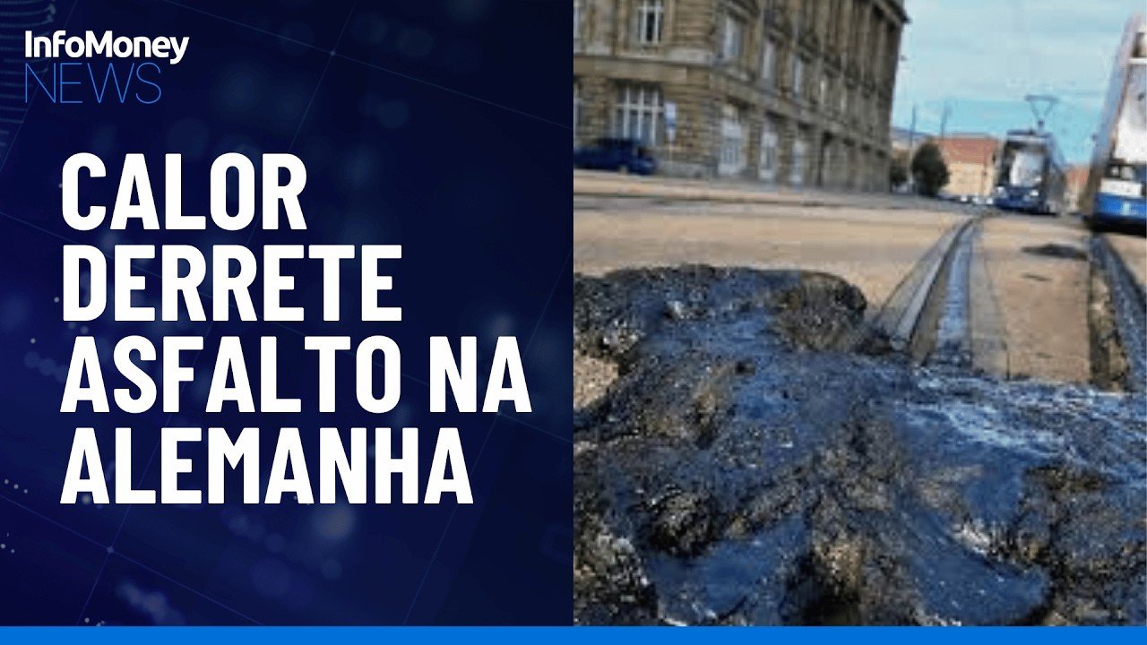 Alemanha: calor derrete asfalto e paralisa transporte público | InfoMoney News