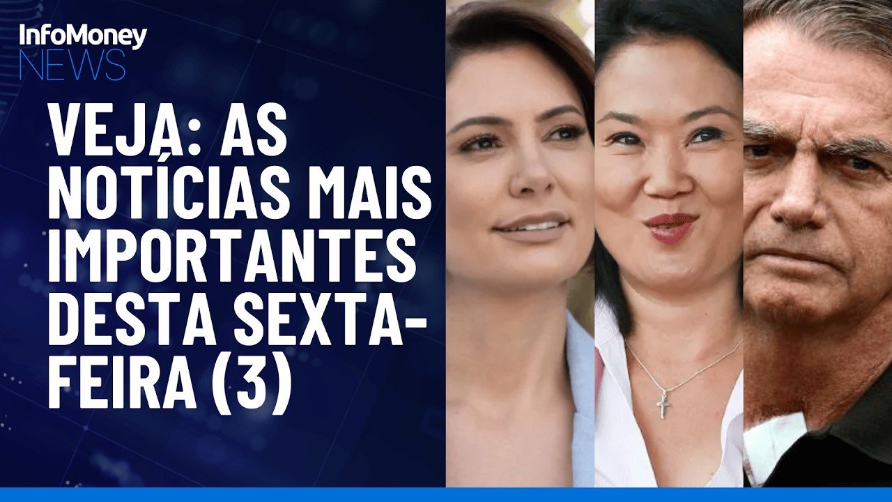 AO VIVO: Bolsonaro segue em domiciliar, Michelle elogia Lula e Keiko vence no Peru | InfoMoney News