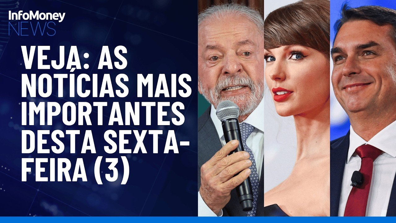 AO VIVO: Lula x Flávio, calor mortal na Europa e Taylor Swift se casa em NY | InfoMoney News