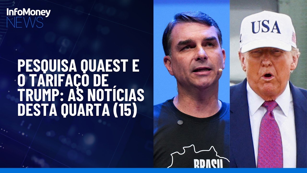 AO VIVO: Os números da pesquisa Quaest desta quarta (15) e as expectativas para o tarifaço de Trump
