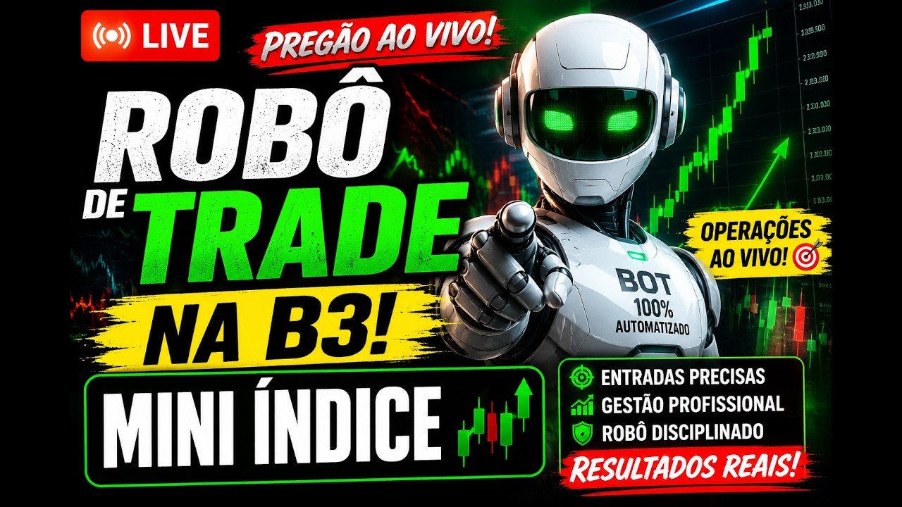 AO VIVO robo trader automatizado