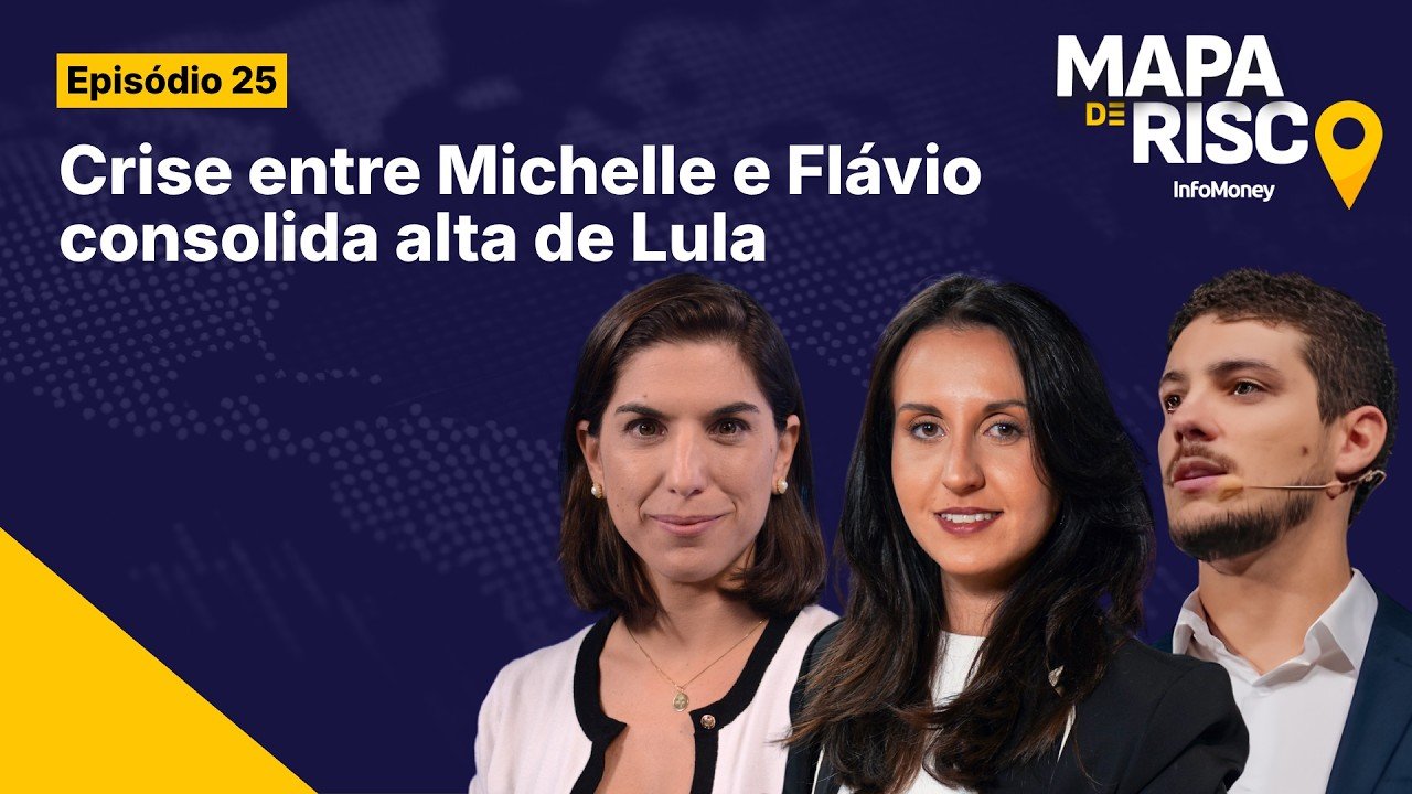 AtlasIntel: Lula abre vantagem; crise entre Flávio e Michelle expõe a direita | Mapa de Risco