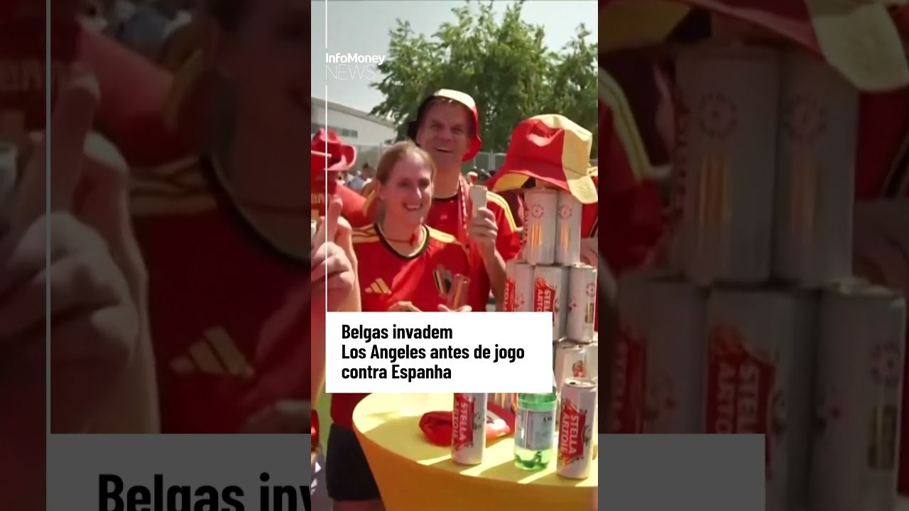 Belgas invadem Los Angeles antes de jogo contra Espanha | InfoMoney News