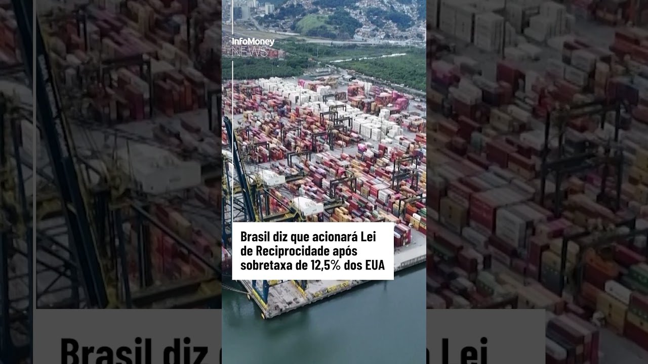 Brasil diz que acionará Lei de Reciprocidade após sobretaxa de 12,5% dos EUA | InfoMoney News