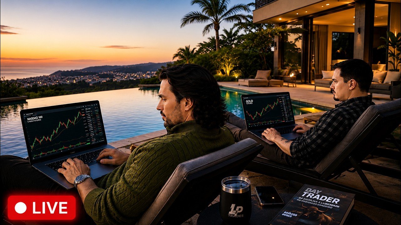 Day Trade AO VIVO R$5.000.000 Em Mesa Proprietária – DOMINANDO NASDAQ E GOLD 16/07/26
