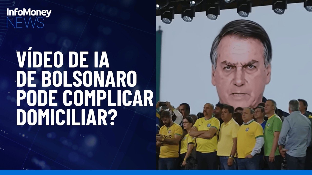 Defesa diz que Bolsonaro não autorizou vídeo com IA em convenção do PL | InfoMoney News