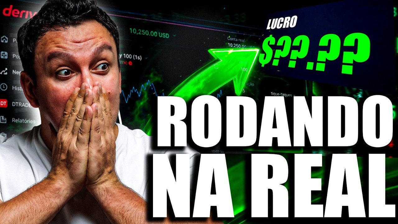 DERIV 2026: Operando na REAL com o Robô de Maior ASSERTIVIDADE