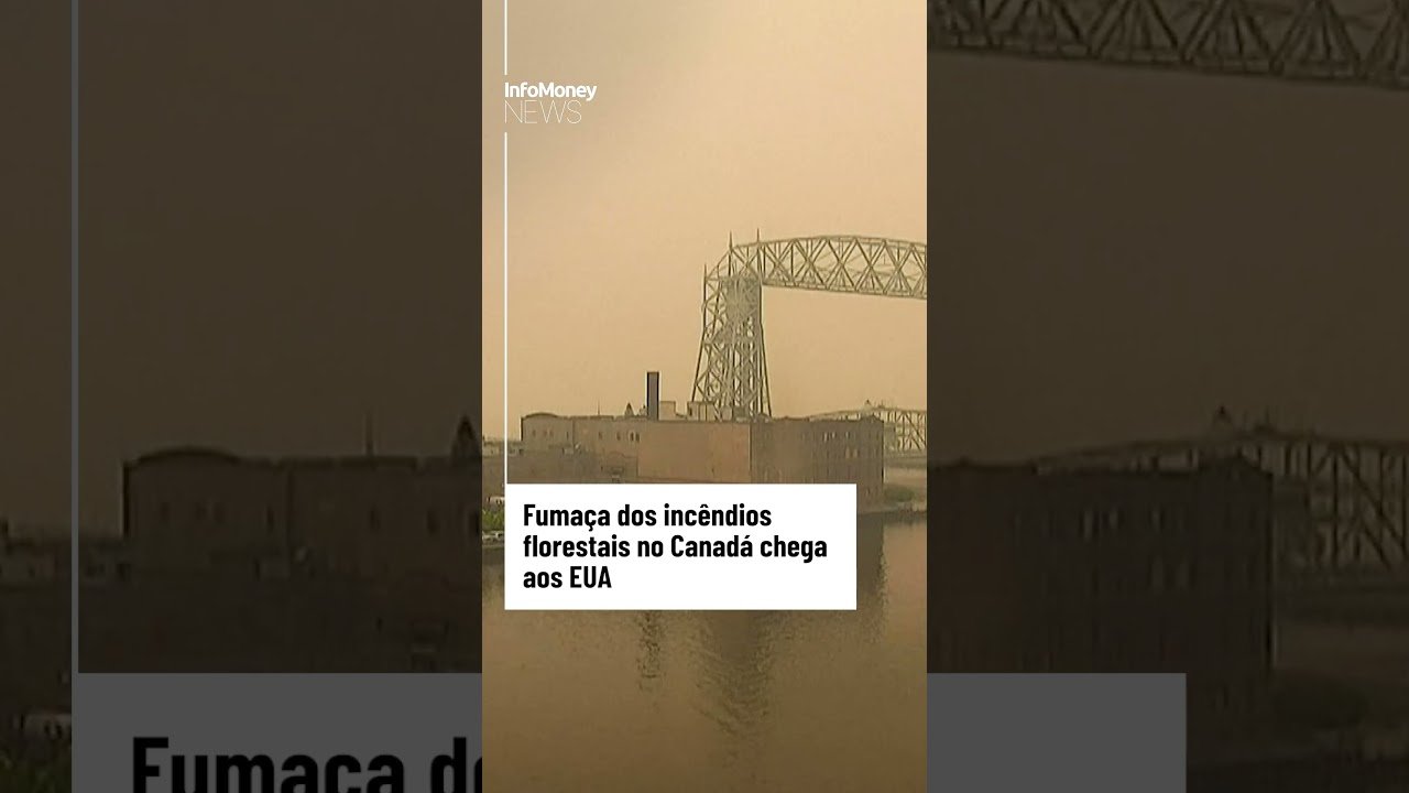 Fumaça dos incêndios florestais no Canadá chega aos EUA | InfoMoney News