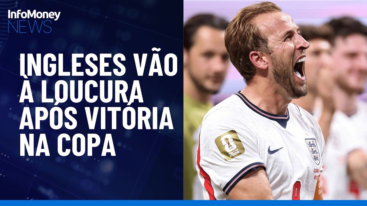 Inglaterra vence RD Congo de virada e Londres vai abaixo | InfoMoney News