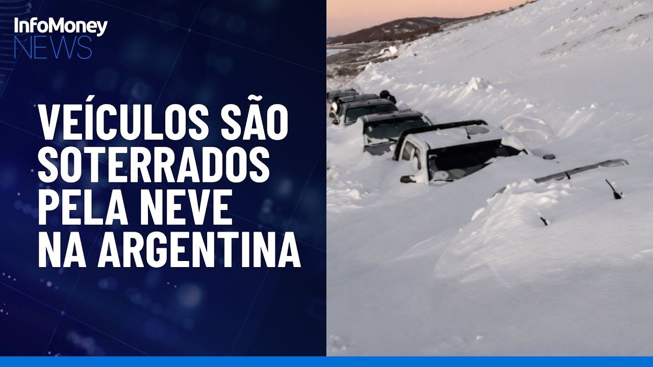 Inverno Argentino isola centenas de pessoas na Cordilheira | InfoMoney News