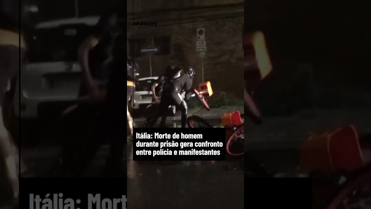 Itália: Morte de homem durante prisão gera confronto entre polícia e manifestantes | InfoMoney News