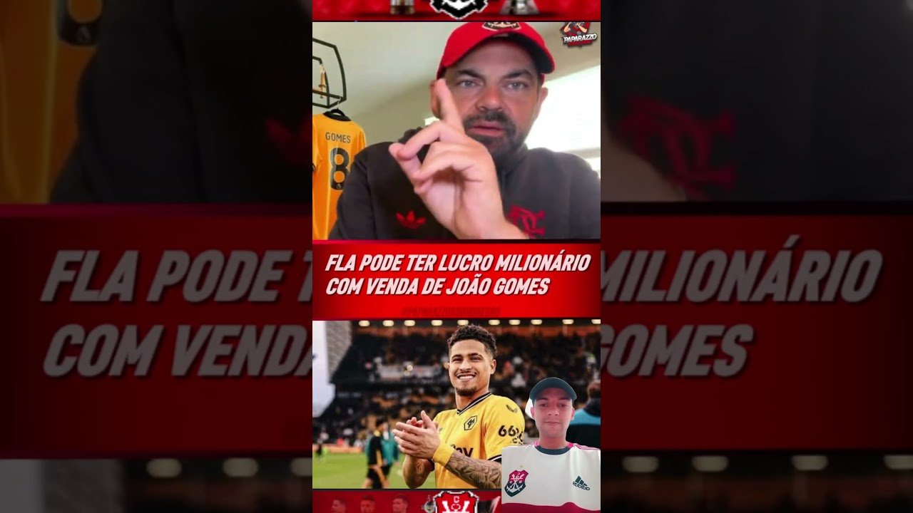 LUCRO MILIONÁRIO COM VENDA DE JOÃO GOMES  #joãogomes #flamengo #futebol