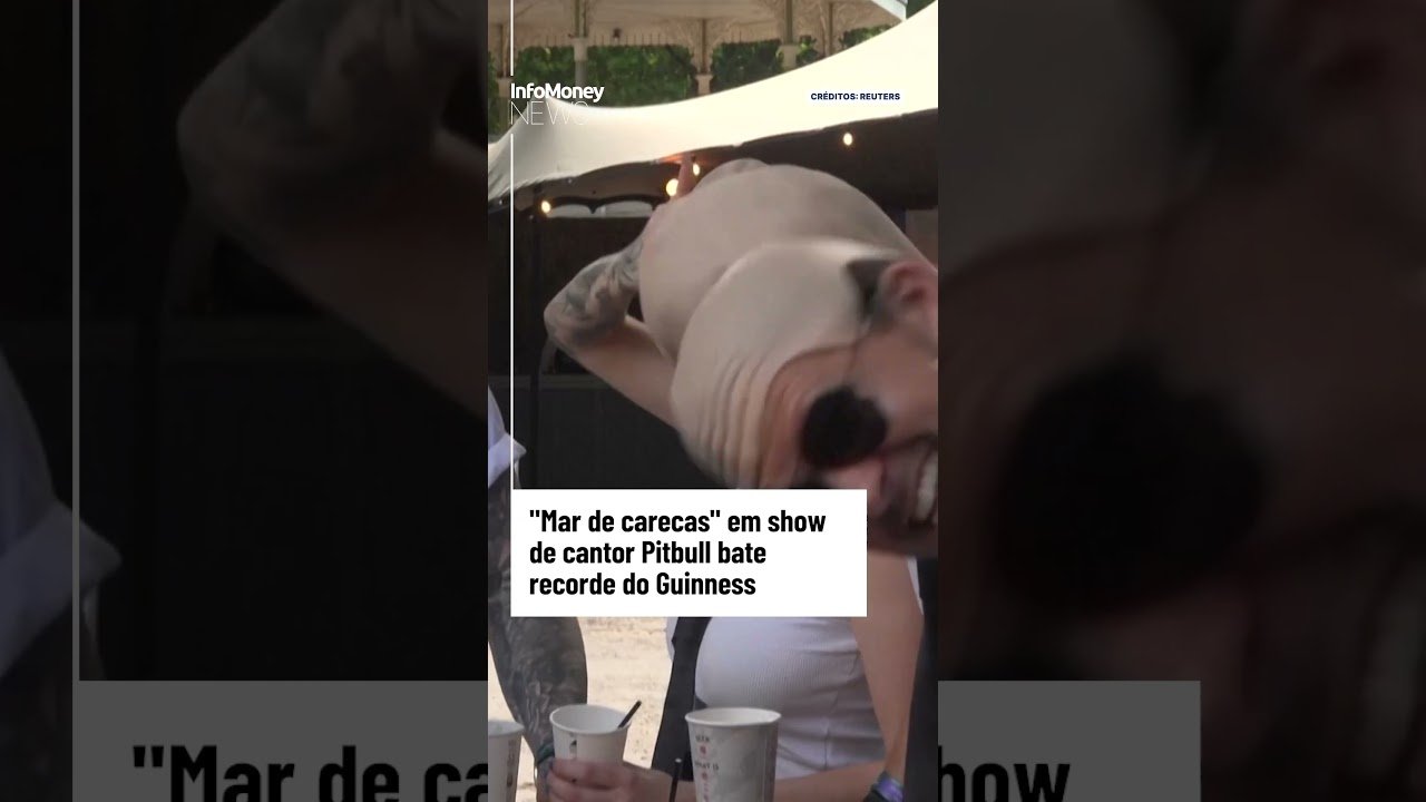 “Mar de carecas” em show de cantor Pitbull em Londres bate recorde do Guinness | InfoMoney News