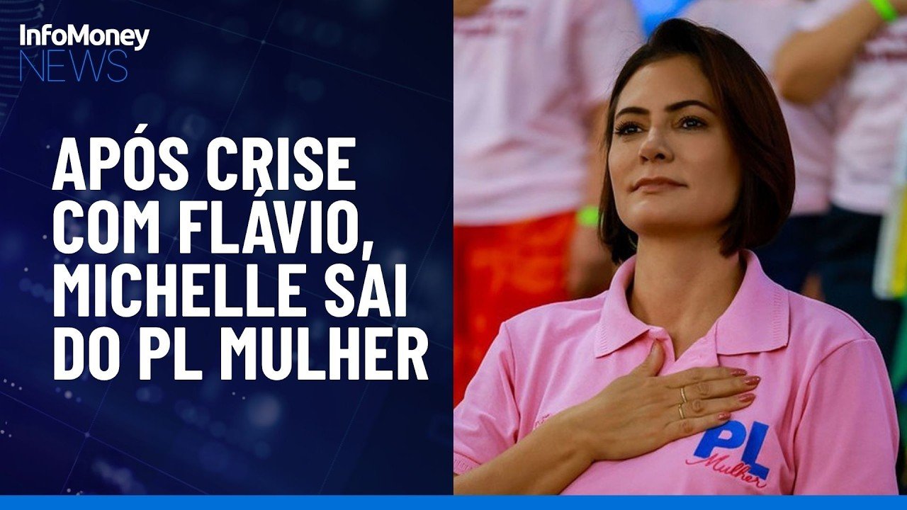 Michelle Bolsonaro anuncia saída do PL Mulher | InfoMoney News